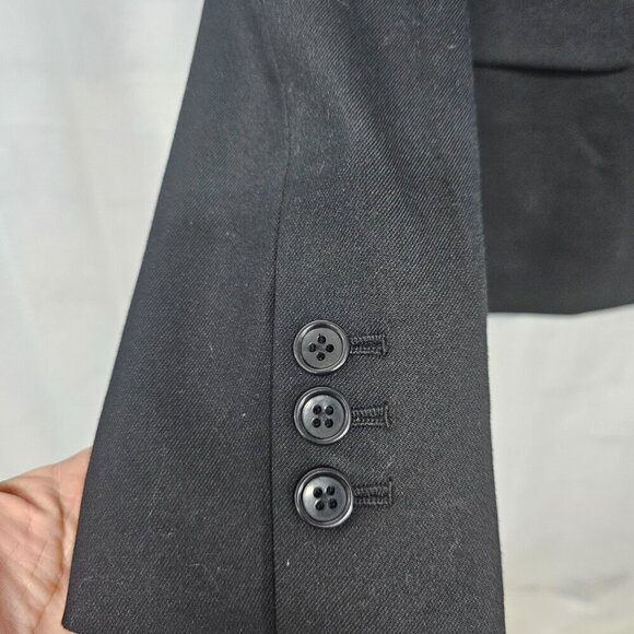 NWT Banana Republic Black Blazer Collegiate Academia Office Preppy 8 - Picture 5 of 15